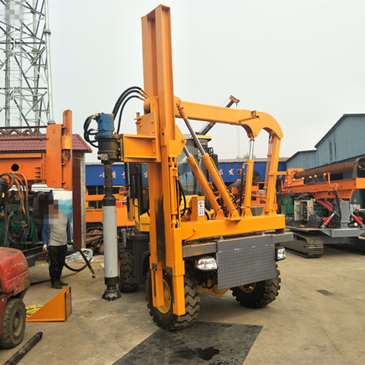 山区公路护栏钻孔机 新型公路护栏钻孔机 波形公路护栏钻孔机价格