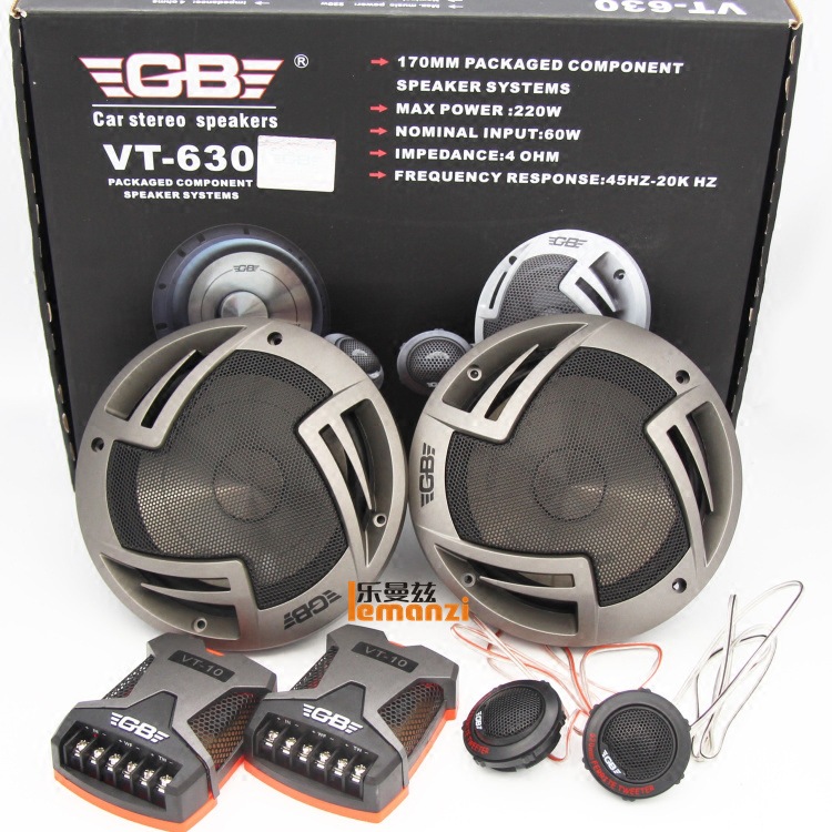 Altavoz del coche americano 6,5 pulgadas Bass suit Altavoz coche audio agudos divisor de frecuencia