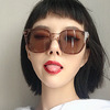 Square sunglasses, fashionable lens suitable for men and women, 2020