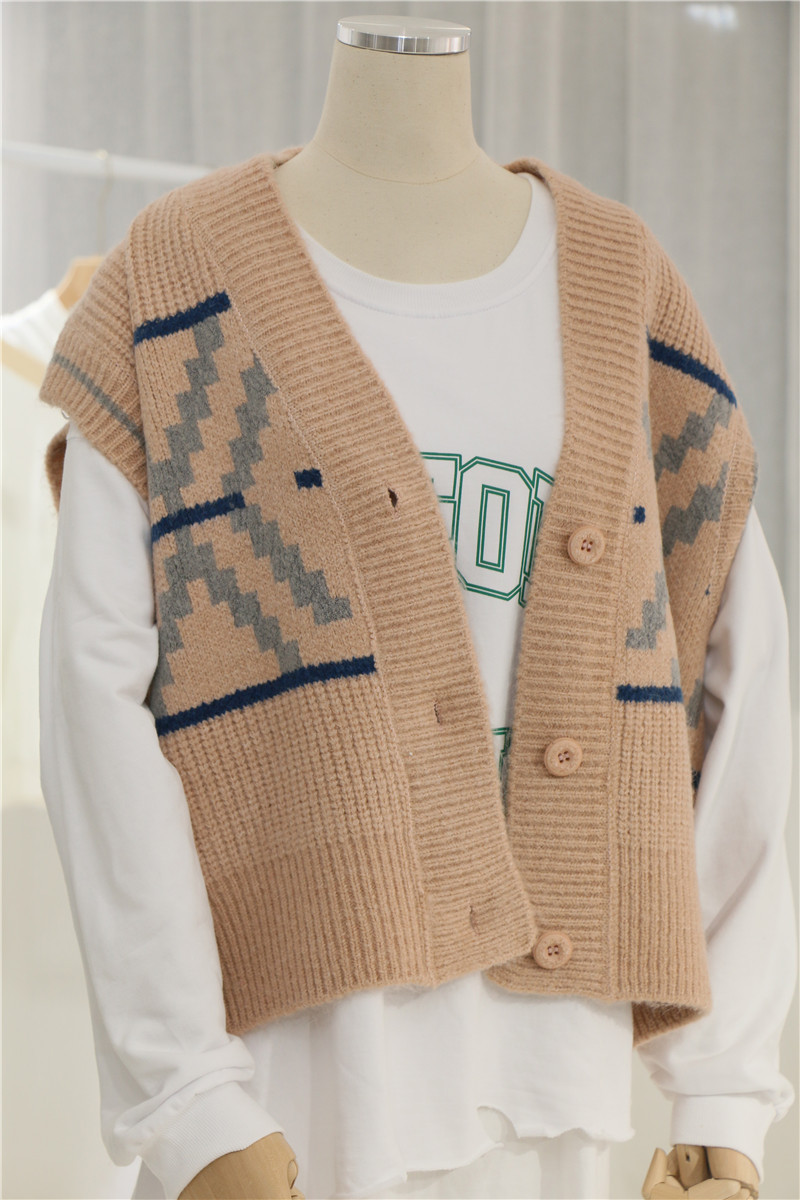 Gilet femme en Mélange de coton - Ref 3316313 Image 11