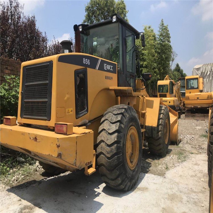 原装二手柳工856隧道侧翻装载机，隧道专用型