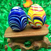 2 yuan store hot -selling fish tank embellishment of colorful stone small flower egg craftsmanship artificial stone colorful creative peacock eggs