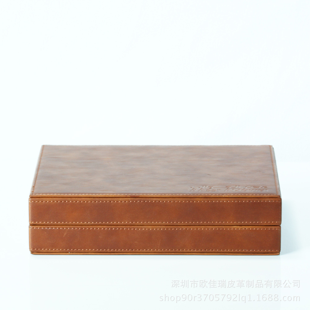 厂家高档皮质交房箱  商务筹码盒套装 定做扑克牌盒