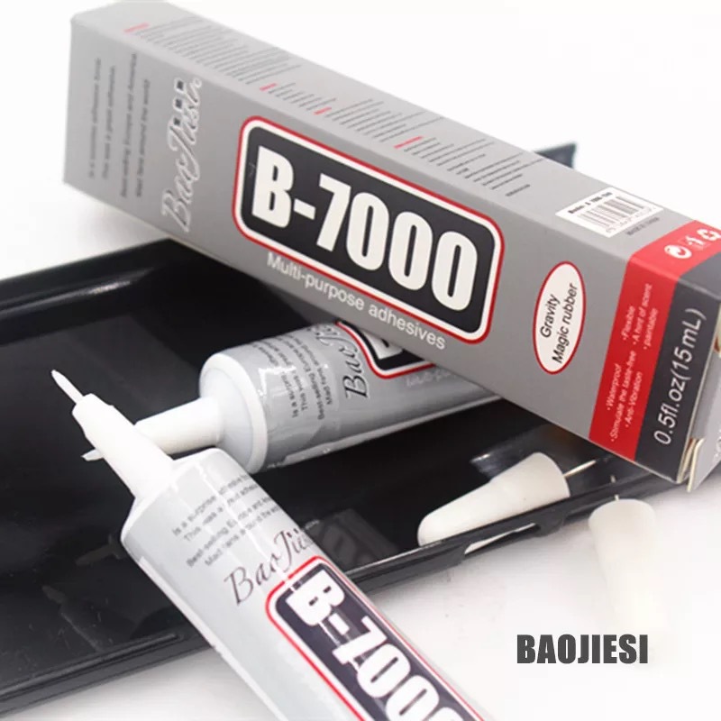 厂家直销B7000自带针头补钻、贴钻15ML装胶水 手机触屏幕专用胶