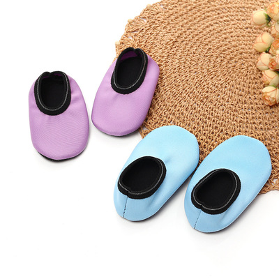 夏季薄款儿童防磨擦地板袜套纯色休闲船袜厂家直销可定制LOGO|ru