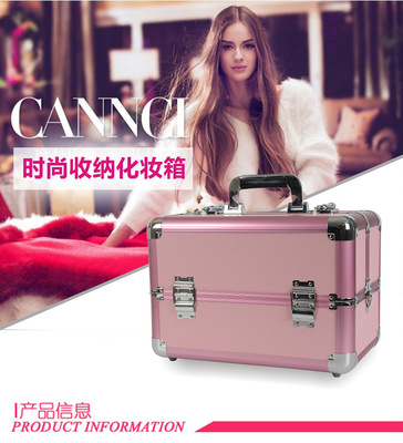 Manufactor supply goods in stock 969 multi-function cosmetology Salons me Double nail case Makeup box major