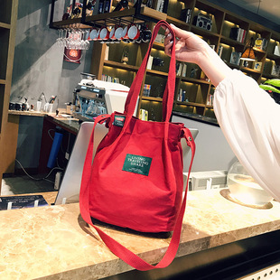 Оригинальная универсальная сумка на одно плечо с буквами, ремешок для сумки, портативное ведро, оптовые продажи, в корейском стиле