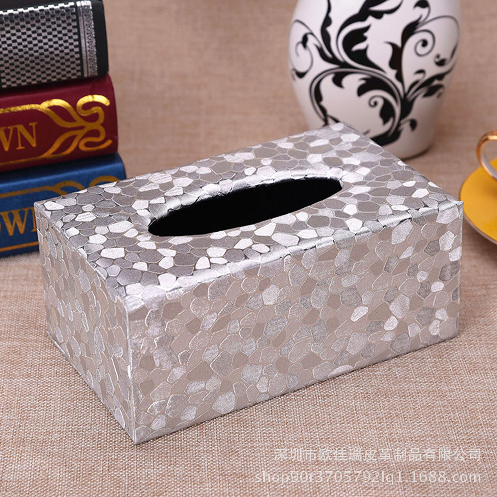 创意纯色皮革办公客厅家用抽纸盒便携式车载纸巾盒定做logo
