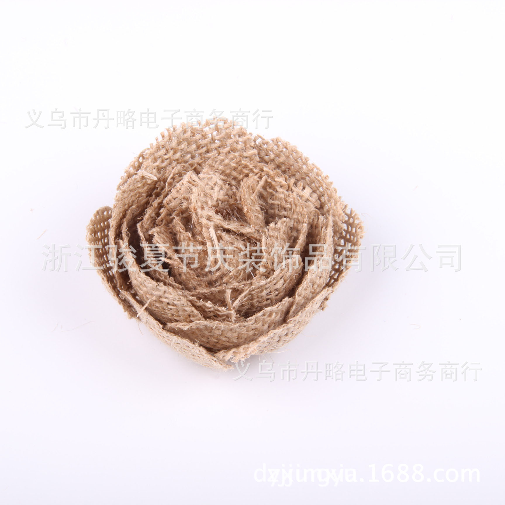 대형 자연 색상 린넨 꽃