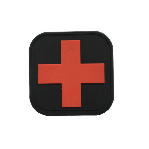 Outdoor supplies tactical medical cross patch Velcro arm badge Red Cross medical rescue morale banner foreign trade
