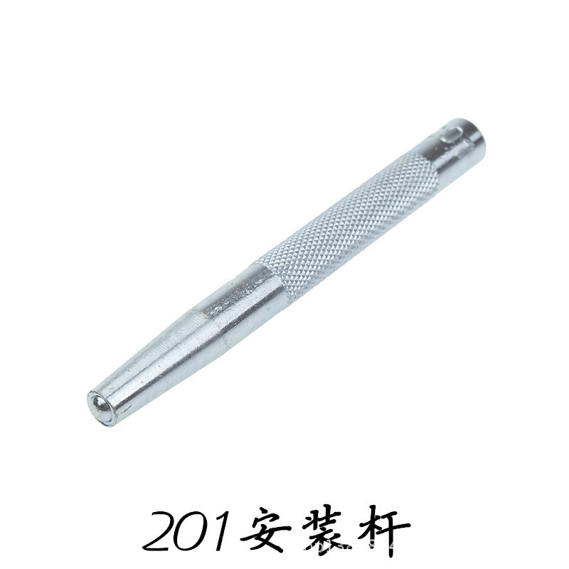 Botón a presión herramienta de instalación traje DIY cuero tallado equipaje botón oculto hebilla botón mano golpe herramienta