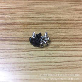 镀镍 黑色 不锈钢304  十字圆头机钉 盘头机牙 圆头机螺钉 PM M3