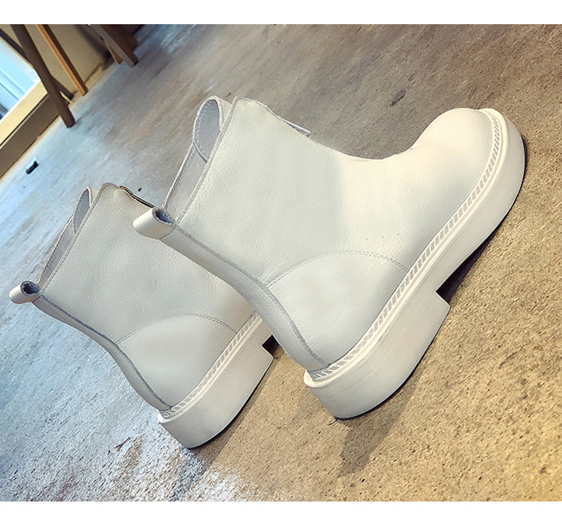 Bottes femme DAFEIOU     en En cuir - Ref 3354753 Image 26