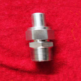 专业生产不锈钢接头 优质对焊式接头 外螺纹直通终端接头 可定制