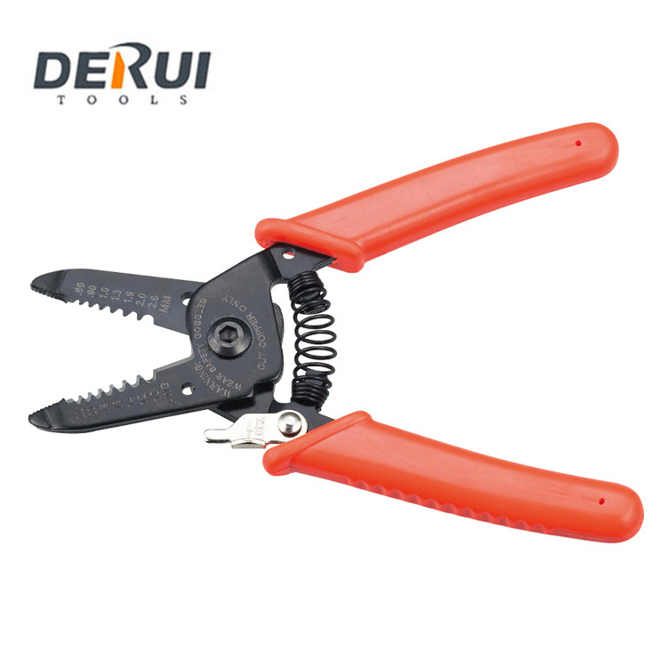 厂家直销 电工手动剥皮工具 多功能电缆剥线钳德瑞DERUI