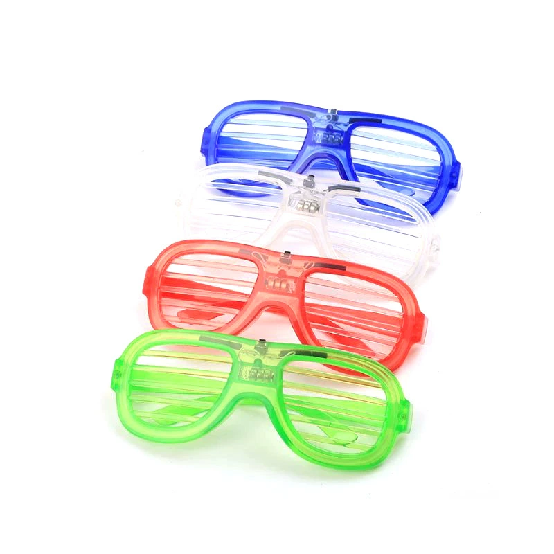 Land stall source LED shutter glasses Halloween/Christmas cold glasses ball glowing glasses