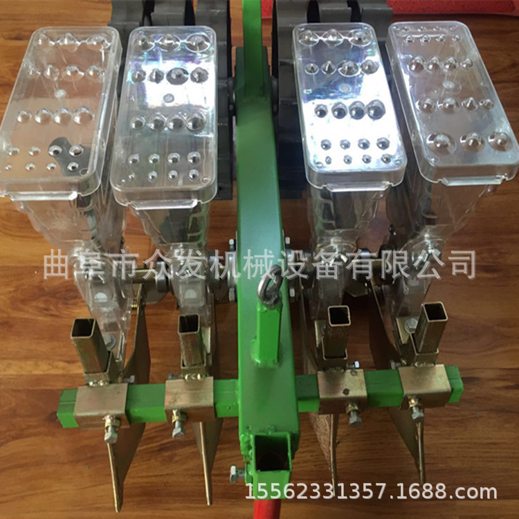 人力手推式播种机 辣椒育苗播种机 农用四行条播机