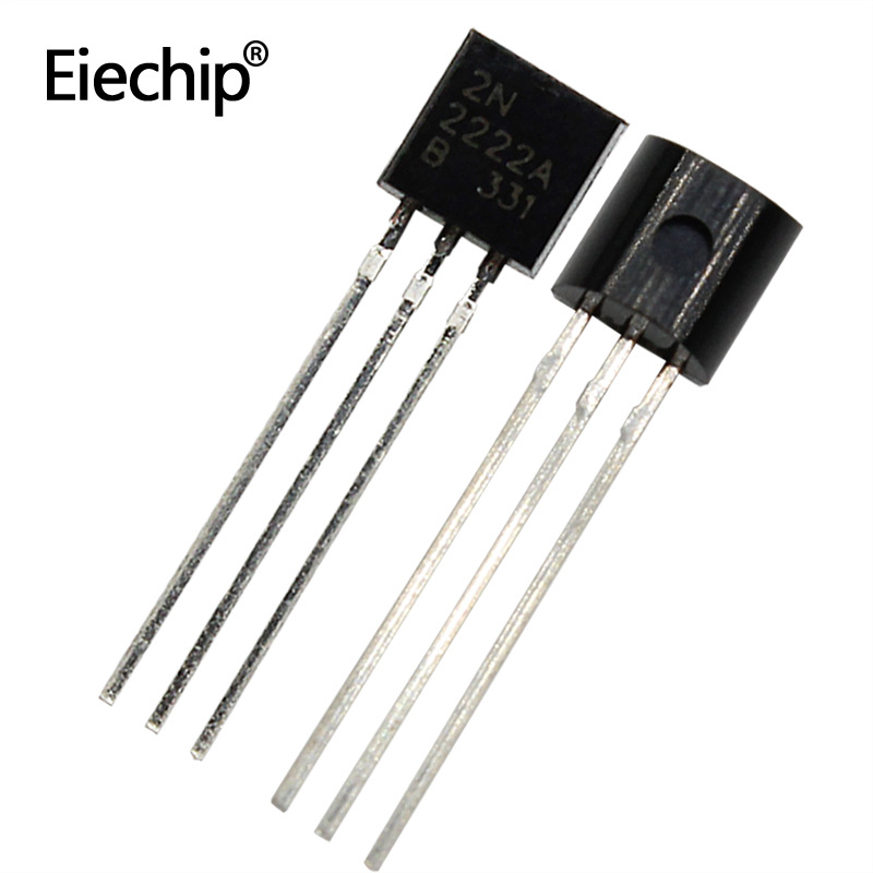 国产现货2N2222 直插三极管 TO-92封装NPN晶体管 小功率三极管|ru