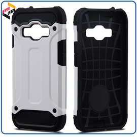 三星 J1 mini prime超凡钢甲保护套  TPU+PC 防摔红米 6A 保护套