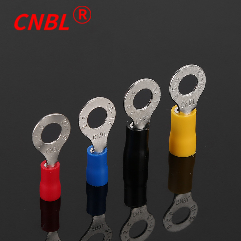 厂家直销奔龙RV1.25-3.2黄铜系列OT端子可批发圆形预绝缘接线端头|ms