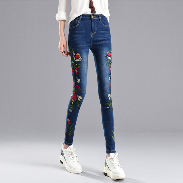 autumn outfit new style elastic wash Korean version high waist