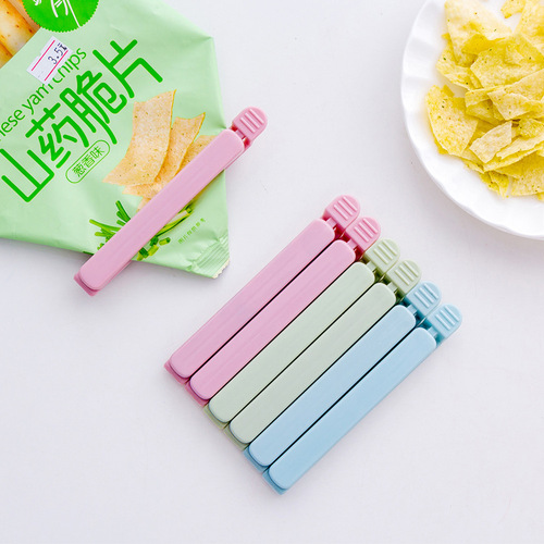 Pack of 5 sealing clips, snack food clips, bag sealing clips, plastic bag clips, food sealing clips