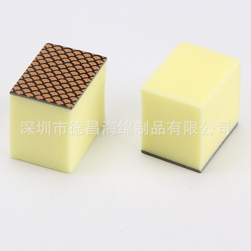 新款 蜂窝镜面海绵擦浴室玻璃去污擦洗海绵 玻璃清洁刮