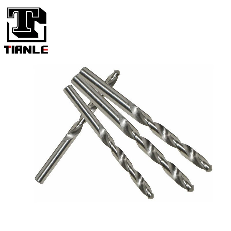 4241 быстрорежущая сталь спиральное сверло с прямым хвостовиком полированное прозрачное сверло из быстрорежущей стали сверло алюминий железо дерево металл 1-13 мм Белое сверло