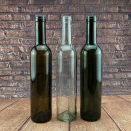 500ml红酒瓶葡萄酒瓶自酿酒瓶玻璃瓶空瓶子批发密封