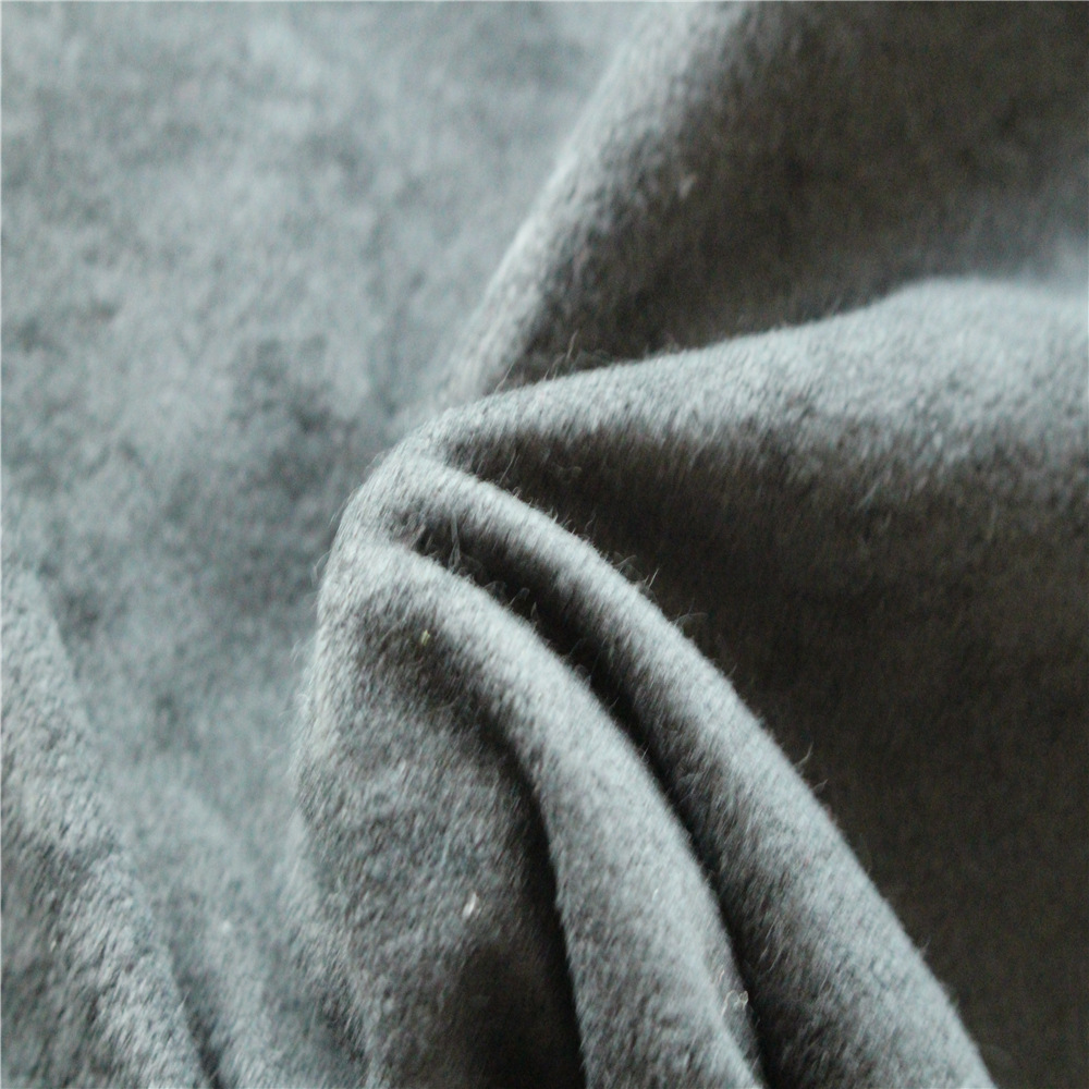 厂家直销 圈绒烂花 花点绒  布艺沙发 玩具服装绒布 180g全涤抓毛