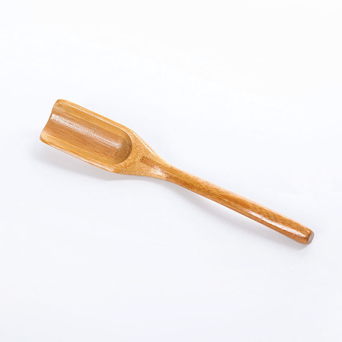 Factory direct sales wholesale bamboo five-piece tea spoon bent tea clamp bamboo tea tray ornaments tea ceremony accessories