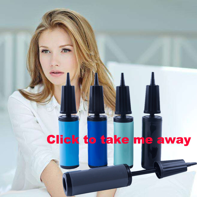 手推打气筒大号打气筒铝膜气球打气筒塑料斜口充气筒批发厂家批发