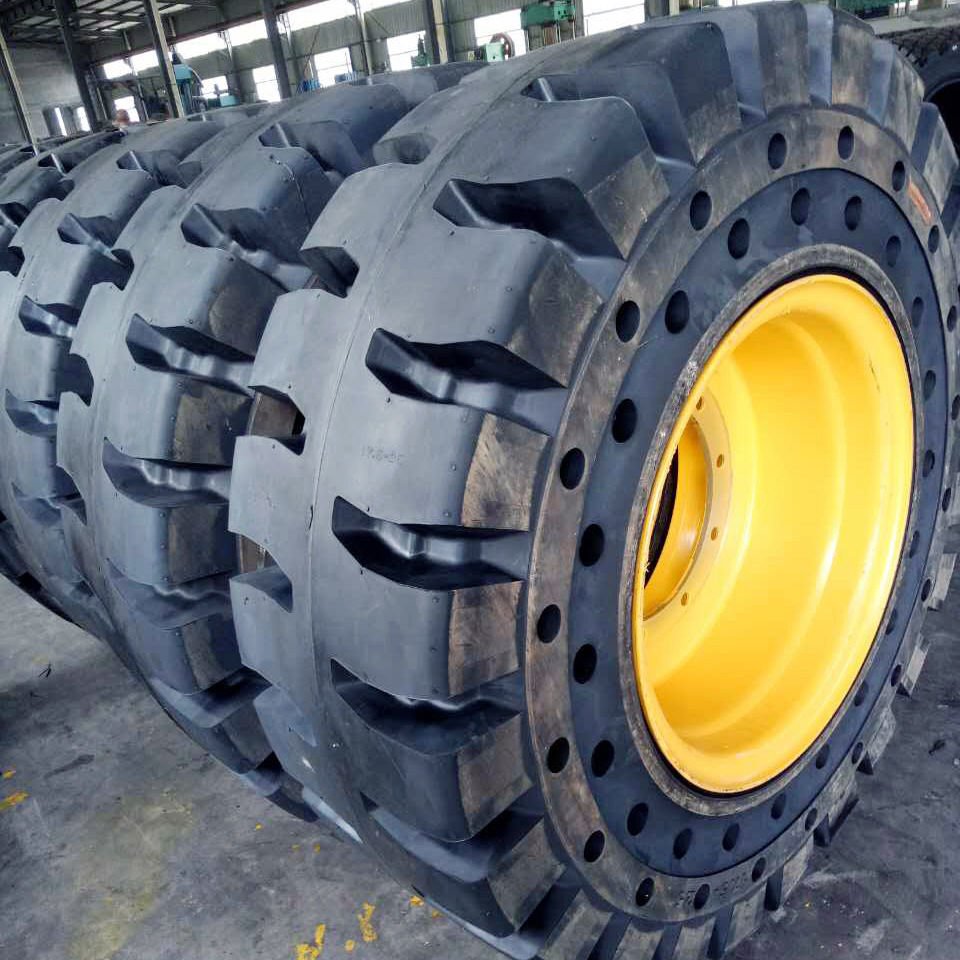 销售23.5-25 L-5S花纹矿用工程机械轮胎 50装载机斜交胎实心胎
