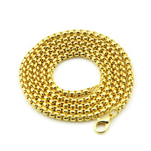 時尚男女式合金方型珍珠項鏈 歐美風鎖骨 吊墜配鏈首飾鏈條