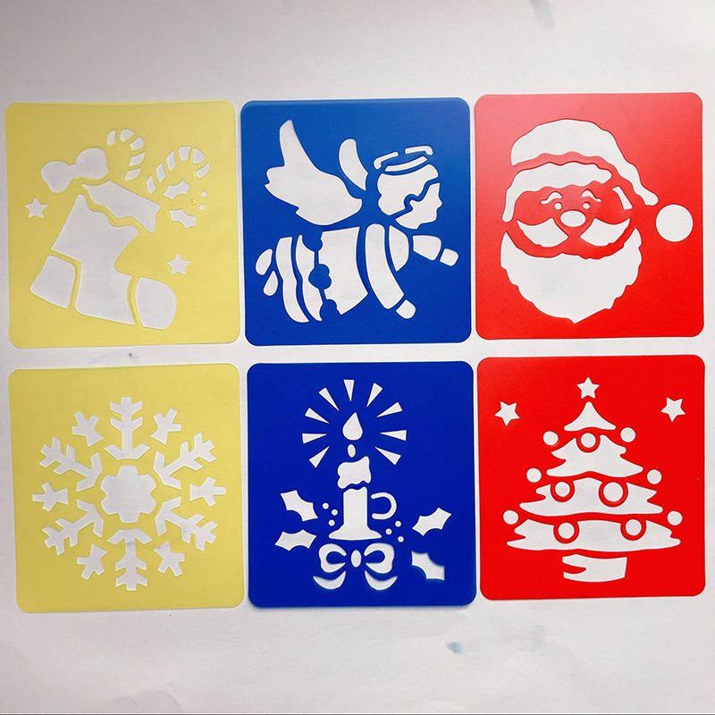 kids stencils set christmas