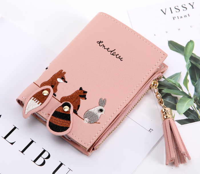 Women's Animal Solid Color Pu Leather Magnetic Buckle Wallets display picture 9