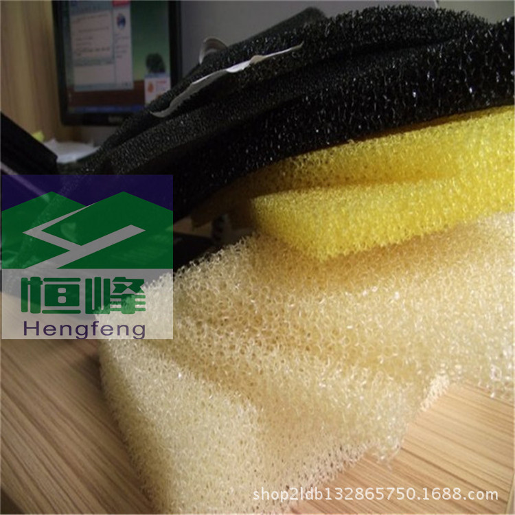 烤漆房用粗孔过滤绵板/光触媒聚氨酯海绵/过滤海绵东莞厂家