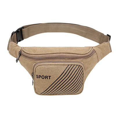 man Belly Storage Waist pack washing canvas Cashier Waist pack Diagonal One shoulder Money Waist pack Stall goods