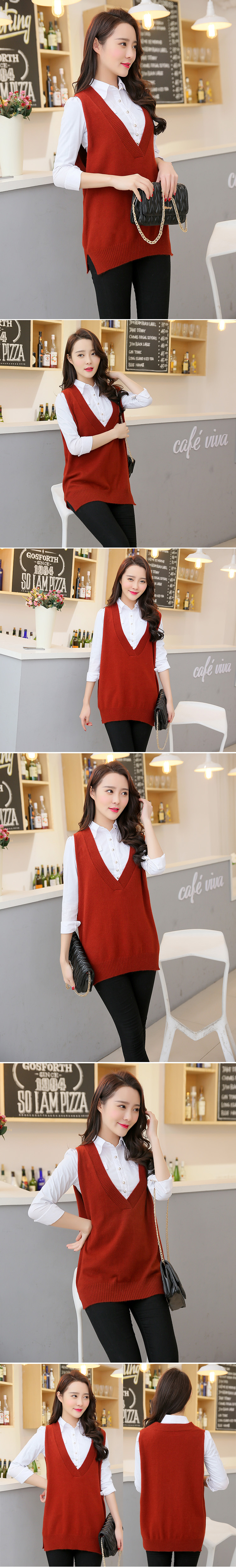 Gilet femme FU YUNLAI en Tricot - Ref 3317512 Image 13