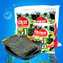 韓國進口 海牌海飄海苔 休閑兒童烤海苔片零食品批發