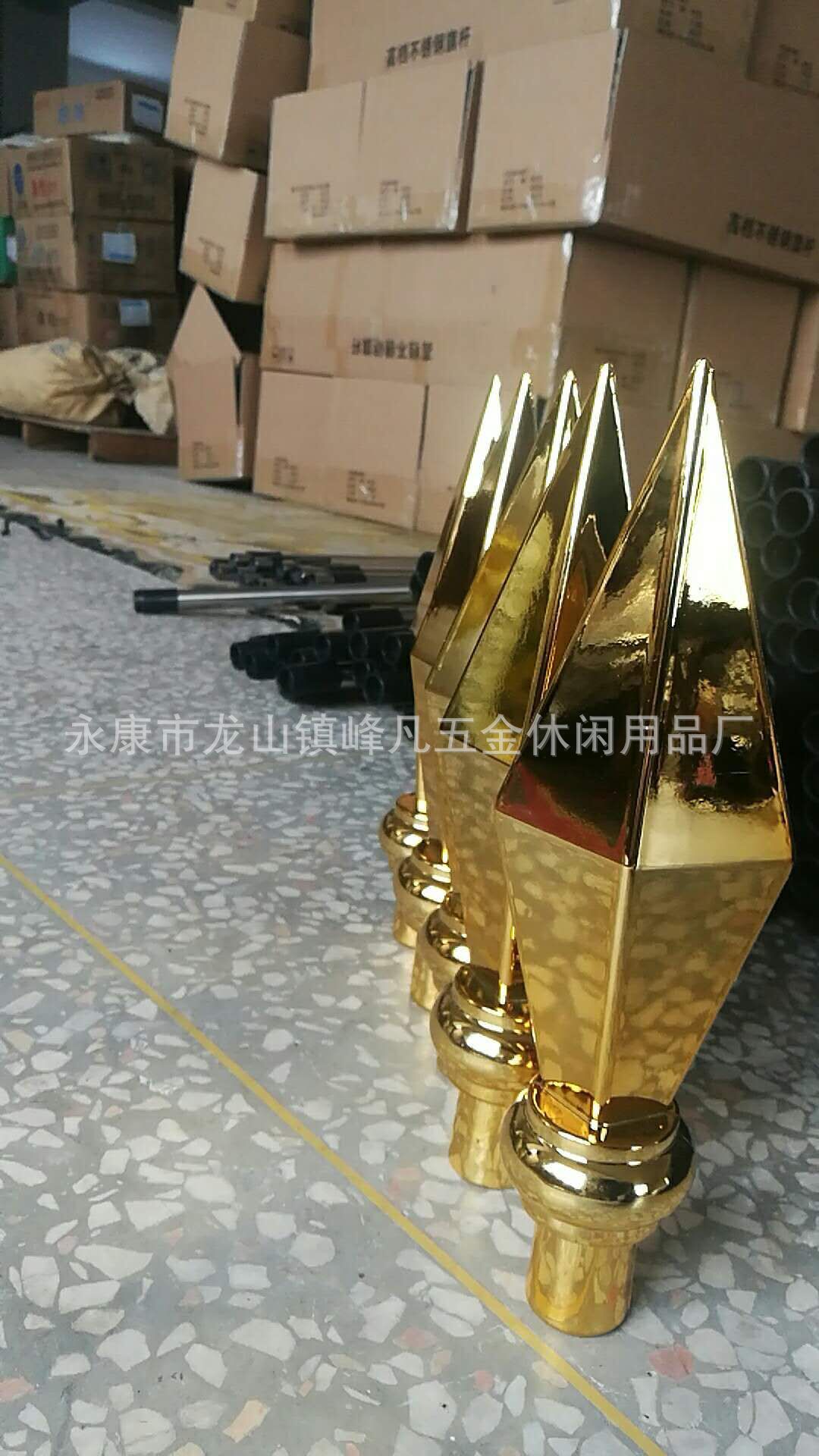 厂家供应会议礼堂旗枪头 大号旗杆枪头 30厘米长手摇旗杆枪头-阿里巴巴