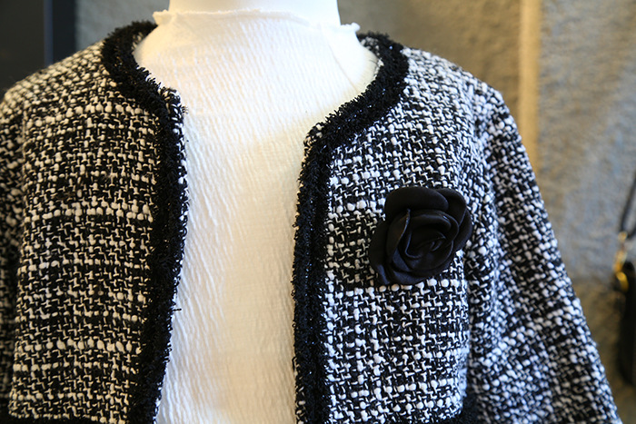 Novi dječji dvodijelni korejski mali mirisni kaput za djevojčice za proljeće i jesen 2022._voghion.com