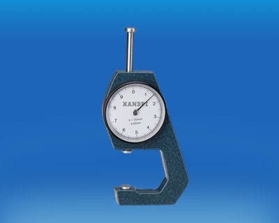 艾德堡HTGL指针测厚仪数显测厚规百分千分测量仪薄膜布料胶带皮革