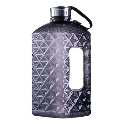 镶钻纹冷水杯2.2L大容量设计水桶杯PETG2.2L钻石运动水壶