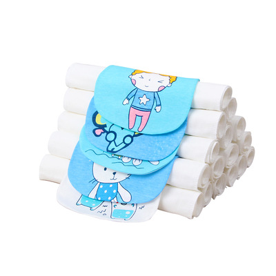 18年秋冬朴朴米婴儿用品纯棉四层纱布卡通吸汗巾四季通用工厂直销|ru