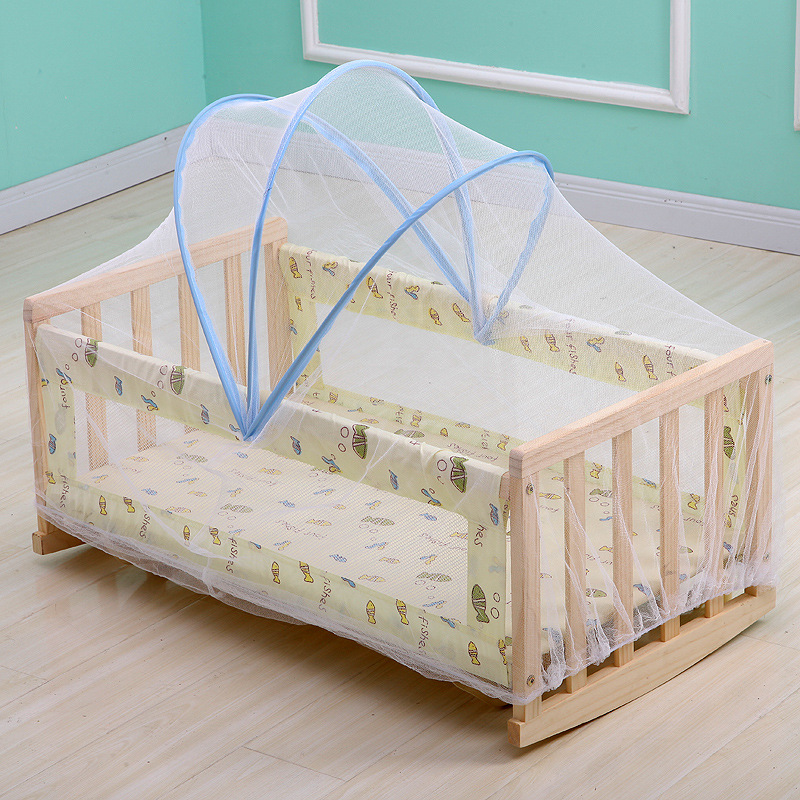 Baby cradle bed mosquito net baby bed arched bow mosquito net trumpet