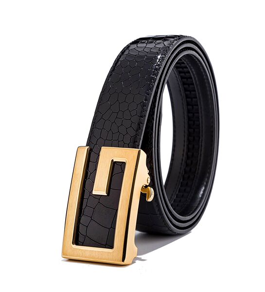 Elite quality double-sided import leather belt