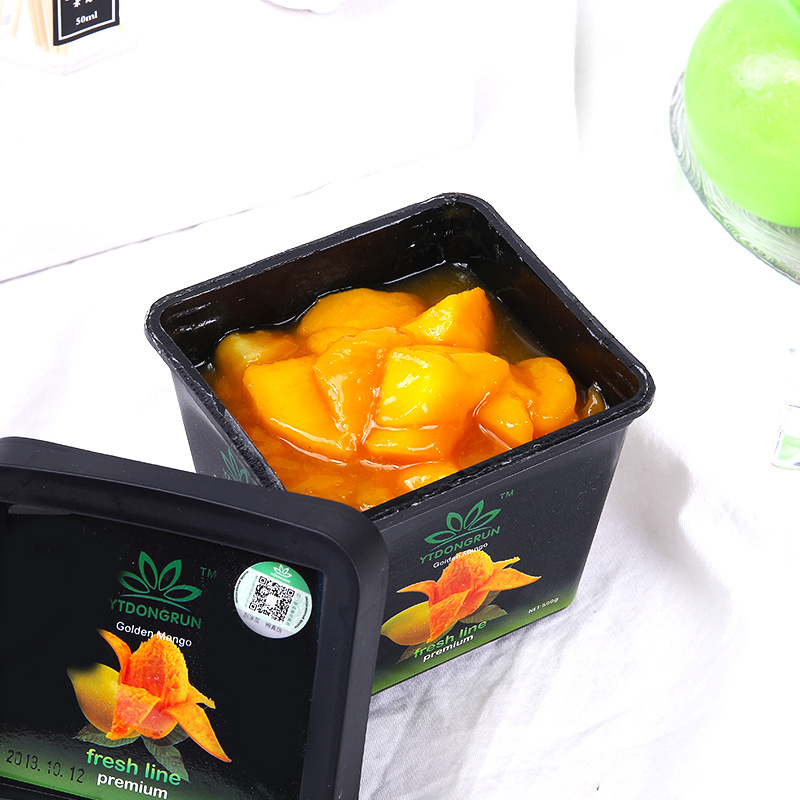 黑盒冷冻水果冰冻芒果速冻水果果肉冰淇淋