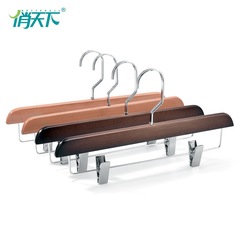 Charming World Solid Wood Pants Rack Pants Clip Clothes Rack Wooden Wardrobe Household LOGO Hotel Clothing Store Special Wood Pants Clip