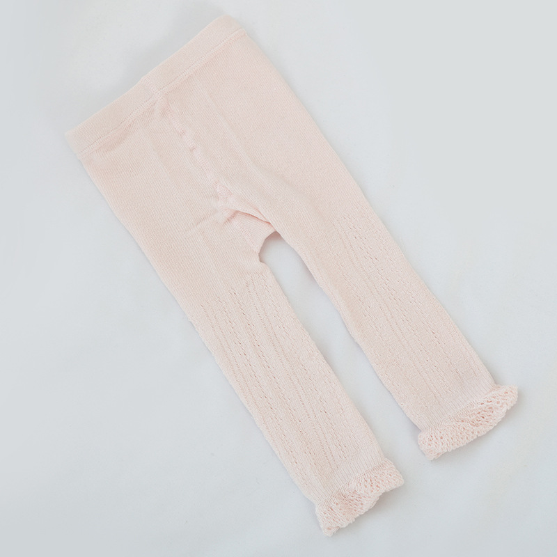 Nuevo verano malla delgada polainas de los niños niñas blanco peinado algodón bebé noveno pantalones calcetines DE LOS NIÑOS Calcetines image 7